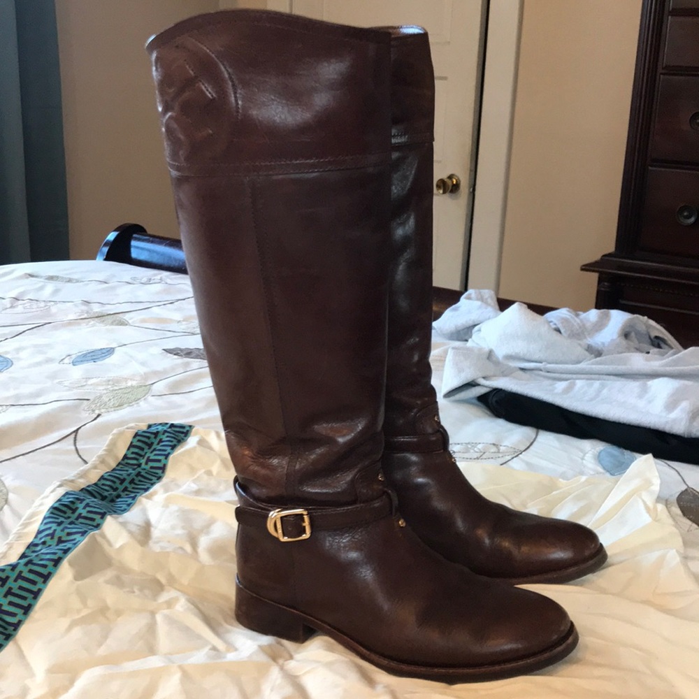 Tory Burch riding boots 100% authentic